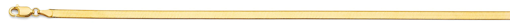 14K Yellow Gold Flex Herringbone Chain