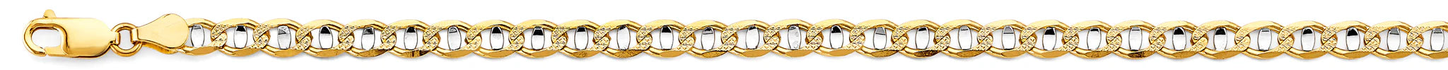 Two Tone Gold Mariner Chain