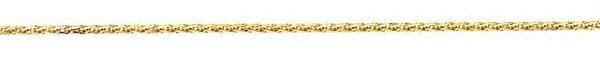 14k Yellow Gold Square Wheat Chain
