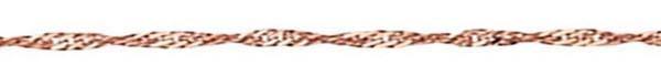 14k Rose Gold Singapore Chain
