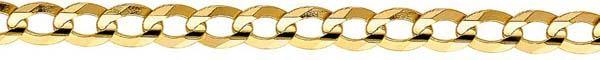 14k Gold Cuban Concave Chain