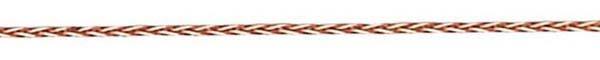14k Gold Rose Gold Wheat Chain