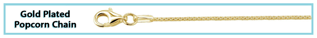 Gold Plated Popcorn Chain