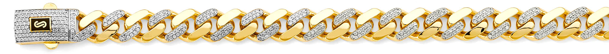 Two Tone Monaco Curb Chain