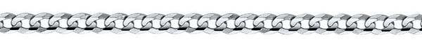 14k White Gold Figaro Chain