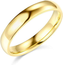 Load image into Gallery viewer, 14K Yellow Gold 4mm Plain Traditional Comfort Fit Wedding Band