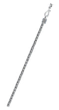 Load image into Gallery viewer, Sterling Silver Bali Foxtail Chain 3 mm Chain