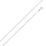 Italian Solid Sterling Silver Fancy Figaro Link Chain 040-1.5 mm with Spring Ring Clasp Closure, Length 18