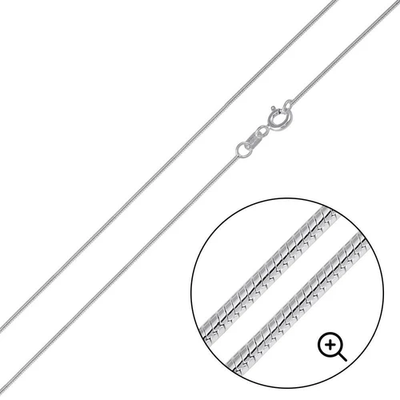 Italian Solid Sterling Silver Round Snake Chain 010 - 0.8mm Elegant Nickel Free Necklace with Lobster Clasp Closure