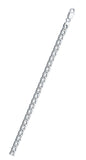 Sterling Silver Rombo 080-4.2mm Double Link Chain with Lobster Clasp