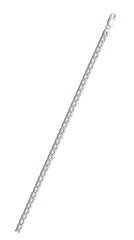 Sterling Silver Rombo 040-2.5mm Double Link Chain with Lobster Clasp