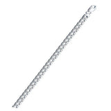 Sterling Silver Rombo 060-3.8mm Double Link Chain with Lobster Clasp