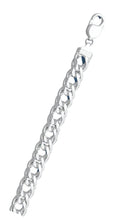 Load image into Gallery viewer, Sterling Silver Rombo 250-13.3mm Double Link Chain with Lobster Clasp