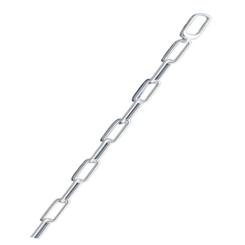 Sterling Silver 120-4.2mm Round Wire Paper Clip Italian Chain