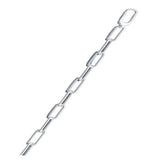 Sterling Silver 120-4.2mm Round Wire Paper Clip Italian Chain