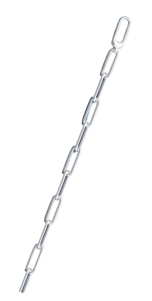 Sterling Silver 120-4.2mm Round Wire Paper Clip Italian Chain