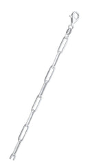 Italian Sterling Silver Staple 120 Chain