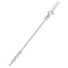 Load image into Gallery viewer, Sterling Silver Rhodium Plated 035-1.4mm Cable Chain With Extension