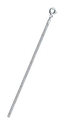Italian Sterling Silver Diamond Cut Curb 065-2.2mm  Chain