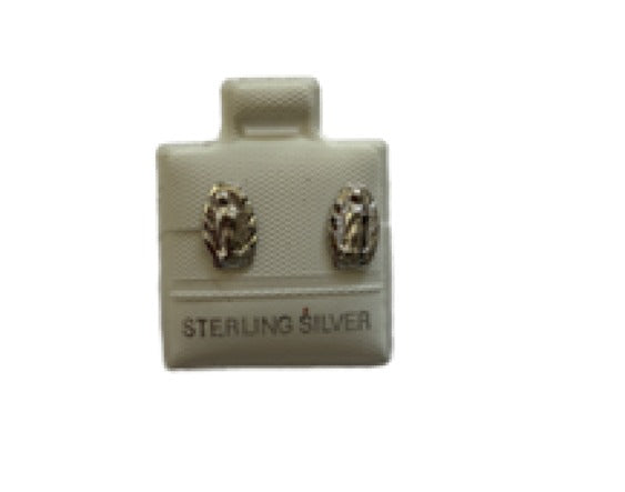 SilaDore Sterling Silver Rhodium Plated Large Virgin Mary Screw Back Earring