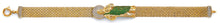 Load image into Gallery viewer, 14K Two Tone Gold Bismark CZ St. Jude ID Bracelet