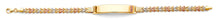 Load image into Gallery viewer, 14K Tri Color Gold Thin Guadalupe ID Bracelet
