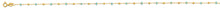 Load image into Gallery viewer, 14K Yellow Gold Turquoise Col Enamel Bead Bracelet And Anklet