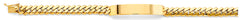14K Yellow Gold Miami Cuban Link ID Bracelet