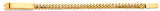 14K Yellow Gold Miami Cuban Link Mil ID Bracelet