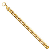 14K Yellow Gold Fancy Hollow Bracelet