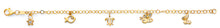 Load image into Gallery viewer, 14K Yellow Gold Charm CZ Baby Bracelet