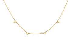 14K Yellow Gold A-M-O-R Necklace