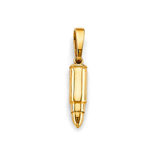 Load image into Gallery viewer, 14K Yellow Gold Bullet Pendant
