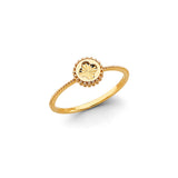 14K Yellow Gold Clover Ring