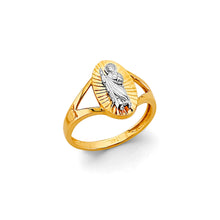 Load image into Gallery viewer, 14K Two Tone Gold Guadalupe Babies Ring