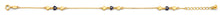 Load image into Gallery viewer, 14K Yellow Gold Evil Eye And Heart Bracelet
