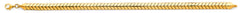14K Yellow Gold V Fancy Bracelet
