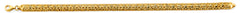 14K Yellow Gold Bar Fancy Bracelet