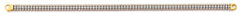 14K Tri Color Gold 3 Line Tennis Bracelet