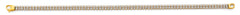 14K Yellow Gold 2 Line Tennis Bracelet