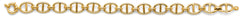 14K Yellow Gold Hollow Fancy Mariner Bracelet