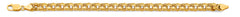 14K Yellow Gold Three Line Fancy Link Bracelet