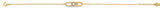 14K Yellow Gold Center ID Bracelet
