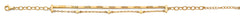 14K Yellow Gold 2 Line Bracelet
