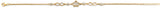 14K Yellow Gold Crown And Infiniti CZ Bracelet