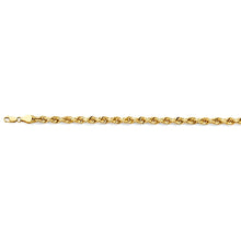 Load image into Gallery viewer, 14K Yellow Gold Solid Rope 5.6mm Chain