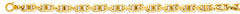 14K Yellow Gold Hollow Anchor Chain