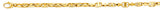 14K Yellow Gold Hollow Anchor Cable Chain