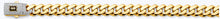 Load image into Gallery viewer, 14K Two Tone Gold 11.5mm Monaco Curb With CZ Lock Chain