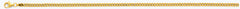 14K Yellow Gold 2.8mm Hollow Miami Cuban Chain